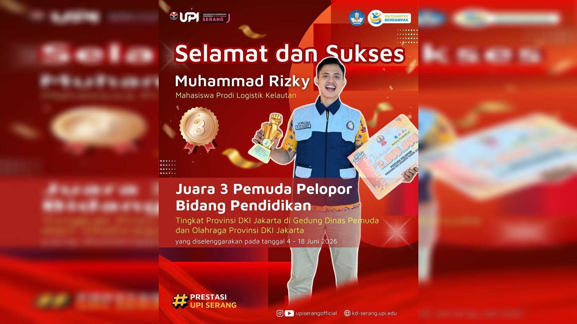 Mahasiswa Prodi Logistik Kelautan UPI Serang Raih Juara 1 dan Juara 3 pada Ajang Pemuda Pelopor Bidang Pendidikan 2026