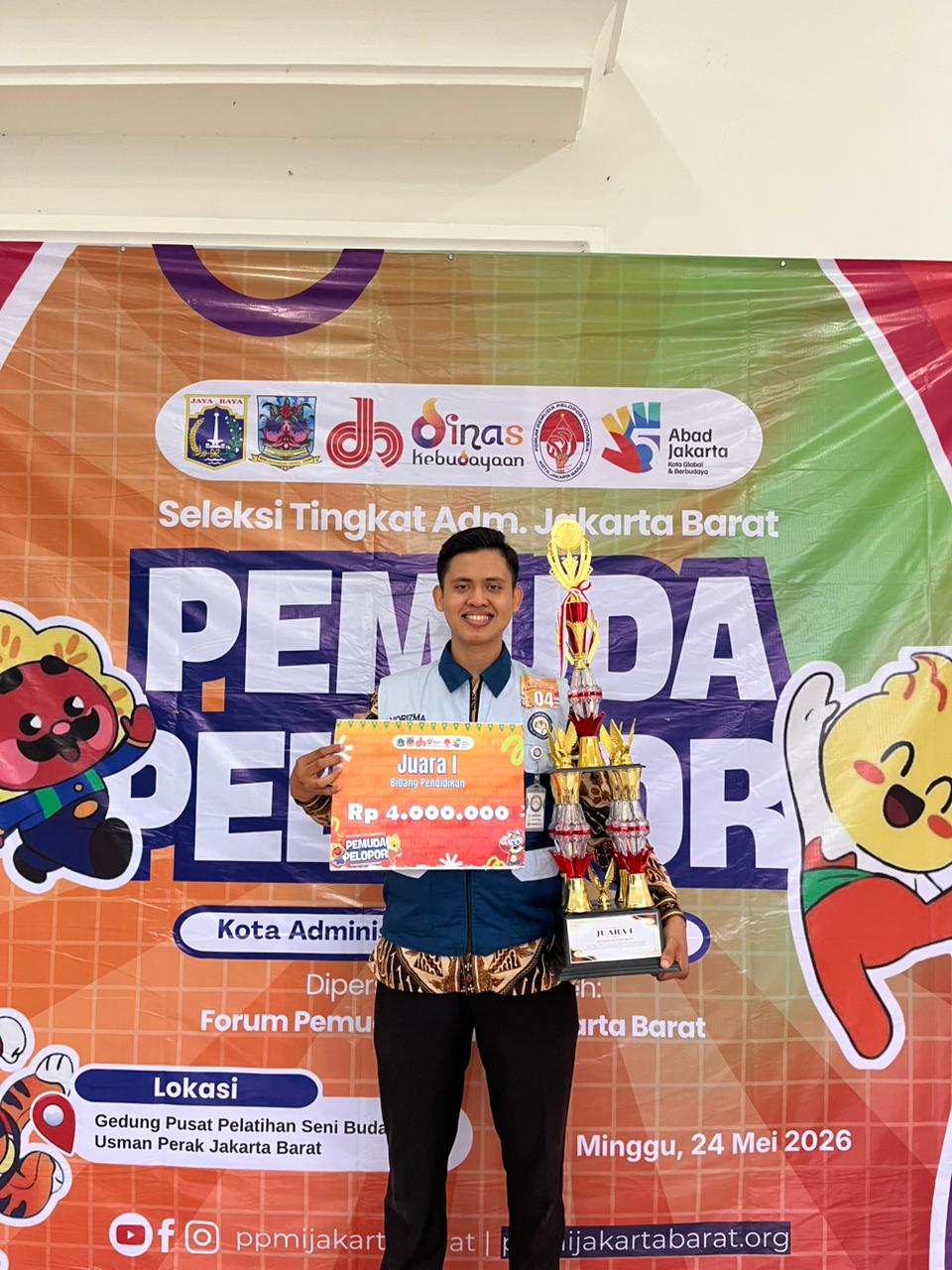 Mahasiswa Prodi Logistik Kelautan UPI Serang Raih Juara 1 dan Juara 3 pada Ajang Pemuda Pelopor Bidang Pendidikan 2026