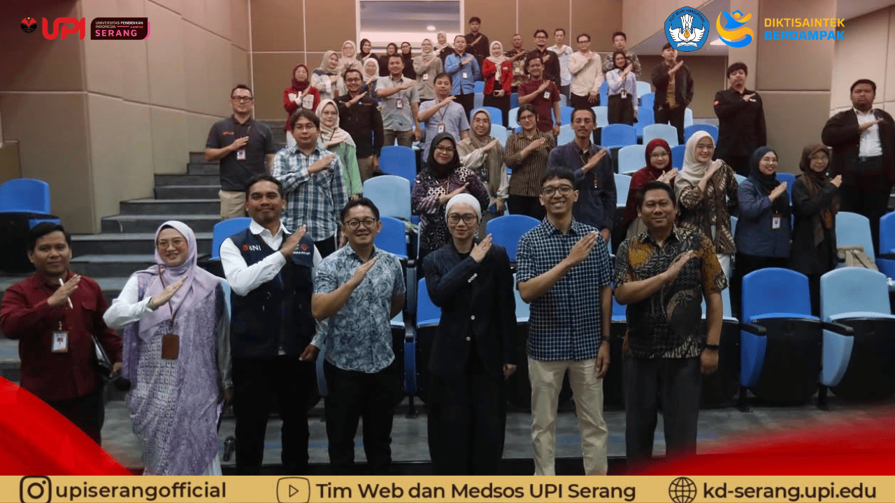 Tim Media Sosial Kampus UPI di Serang Ikuti Workshop Designing Content & Strong Brand Identity for Institutional Social Media