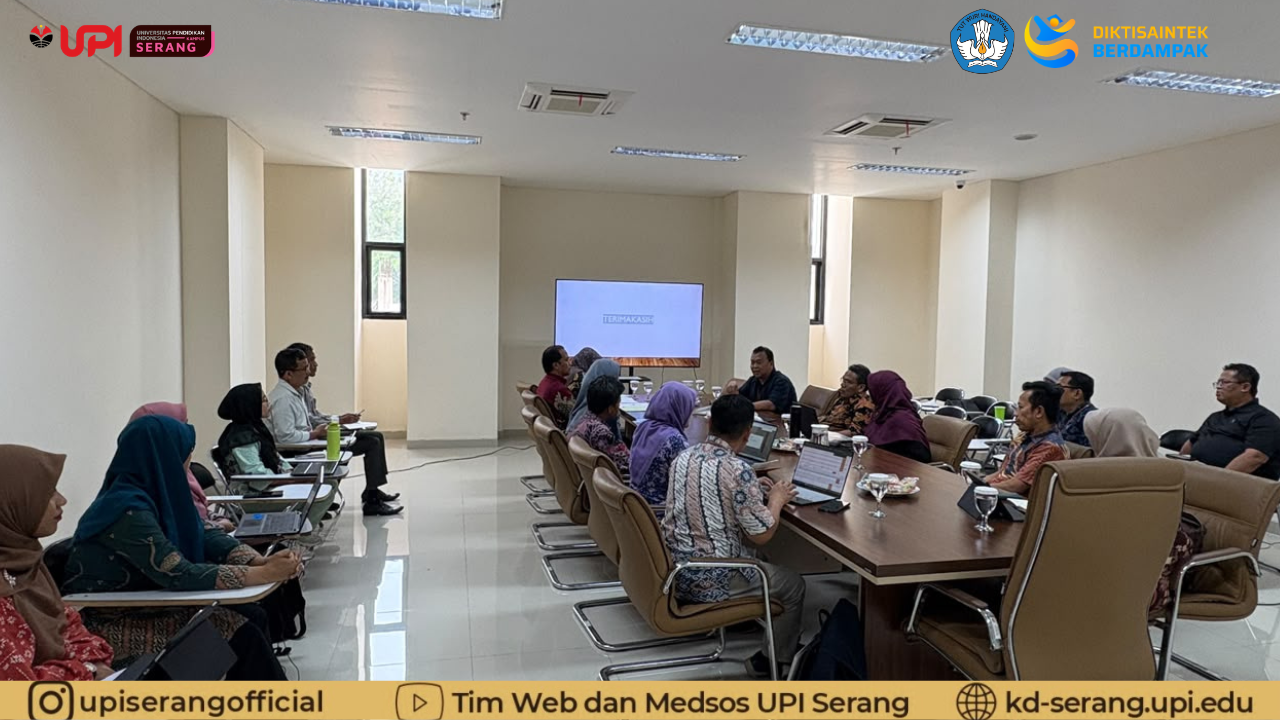 Kampus UPI Serang Sambut Kunjungan Wakil Rektor Bidang Perencanaan dan Keuangan UPI dalam Reviu Usulan RKAT 2027